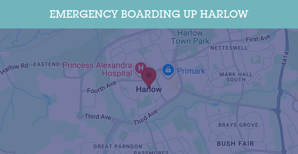 Emergency Boarding Up Services in Harlow - CM17
